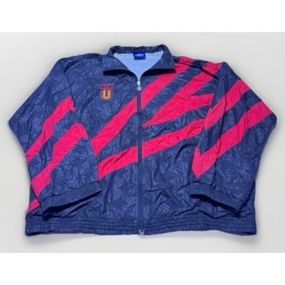 90s Umbro Vintage Windbreaker Jacket SV Morlesau Edwin Hergenrother XL - Picture 1 of 10
